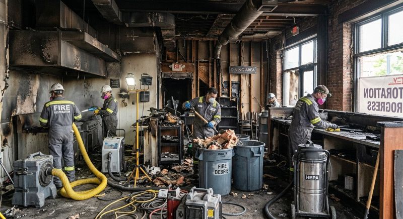 Commercial Fire Damage Repair in Sonoma County, CA