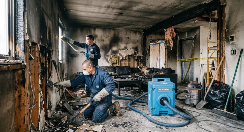 Fire Damage Cleanup in Santa Rosa, CA