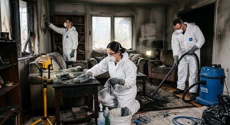 Soot Damage Cleanup in Napa, CA